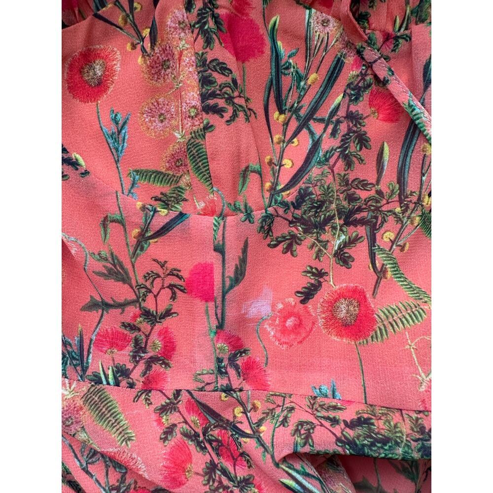 Gianni Bini Jane Orange
Floral Sleeveless A-line
Dress - Size 4 - Picture 8 of 10